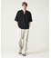 CREPE JERSEY ヘンリーネック スキッパーTシャツ