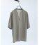 CREPE JERSEY ヘンリーネック スキッパーTシャツ