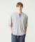 CREPE JERSEY ヘンリーネック スキッパーTシャツ