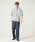 CREPE JERSEY ヘンリーネック スキッパーTシャツ