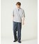 CREPE JERSEY ヘンリーネック スキッパーTシャツ