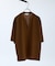 CREPE JERSEY ヘンリーネック スキッパーTシャツ