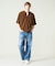 CREPE JERSEY ヘンリーネック スキッパーTシャツ