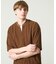 CREPE JERSEY ヘンリーネック スキッパーTシャツ