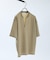 CREPE JERSEY ヘンリーネック スキッパーTシャツ