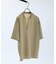 CREPE JERSEY ヘンリーネック スキッパーTシャツ