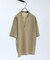 CREPE JERSEY ヘンリーネック スキッパーTシャツ