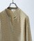 CREPE JERSEY ヘンリーネック スキッパーTシャツ