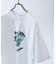 アブストラクト グラフィック プリントTシャツ / オーバーサイズ