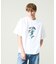 アブストラクト グラフィック プリントTシャツ / オーバーサイズ