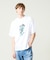 アブストラクト グラフィック プリントTシャツ / オーバーサイズ