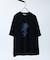 アブストラクト グラフィック プリントTシャツ / オーバーサイズ