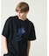 アブストラクト グラフィック プリントTシャツ / オーバーサイズ