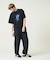 アブストラクト グラフィック プリントTシャツ / オーバーサイズ