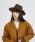 【RUBEN/ルーベン】FAKE LEATHER FLAT HAT/RUS-13