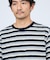 メランジボーダー 半袖Tシャツ