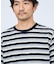メランジボーダー 半袖Tシャツ