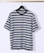 メランジボーダー 半袖Tシャツ