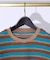 メランジボーダー 半袖Tシャツ