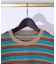 メランジボーダー 半袖Tシャツ