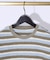 メランジボーダー 半袖Tシャツ