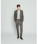 【ON/OFF兼用】360°ストレッチ バイアスストライプ ワイドカラーシャツ