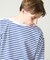 ボートネック フレンチボーダー長袖Tシャツ / ユニセックス