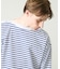 ボートネック フレンチボーダー長袖Tシャツ / ユニセックス