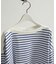 ボートネック フレンチボーダー長袖Tシャツ / ユニセックス