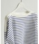 ボートネック フレンチボーダー長袖Tシャツ / ユニセックス