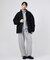 【+phenix / プラスフェニックス】CVC HALF-ZIP SWEATS