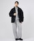 【+phenix / プラスフェニックス】CVC SWEAT WIDE PANT