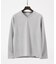 ポンチ Vネック 長袖Tシャツ