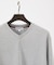 ポンチ Vネック 長袖Tシャツ