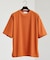 ジョーゼット ドロップショルダー  モックネック 半袖Tシャツ