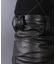 ゴートレザースリムストレートストレッチパンツ