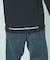 裾ジップ プルオーバー ロングTシャツ