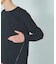 裾ジップ プルオーバー ロングTシャツ