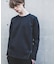 裾ジップ プルオーバー ロングTシャツ