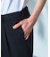【セットアップ対応】麻調 裏メッシュ クロップド パンツ