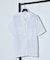 【25S/S】パッチワーク メッシュ 半袖シャツ