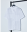【25S/S】パッチワーク メッシュ 半袖シャツ
