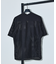 【25S/S】パッチワーク メッシュ 半袖シャツ