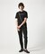 【25S/S】ダイアゴナル ライン 半袖Tシャツ