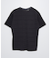 パッチワーク  PUレザー Vネック 半袖 Tシャツ