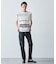 【定番人気】セーターマシーン ボーダー クルーネック ニット Tシャツ