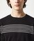 【定番人気】セーターマシーン ボーダー クルーネック ニット Tシャツ