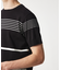 【定番人気】セーターマシーン ボーダー クルーネック ニット Tシャツ