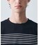 【定番人気】セーターマシーン ボーダー クルーネック ニット Tシャツ