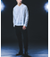 クラッシュベロア Vネック 長袖Tシャツ